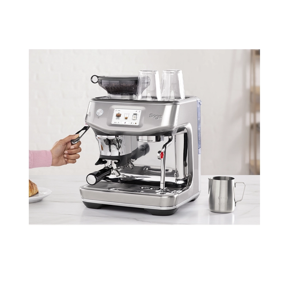 Sage the Barista Touch Impress, mit Kaltextraction - Siebträgermaschine Stainless Steel