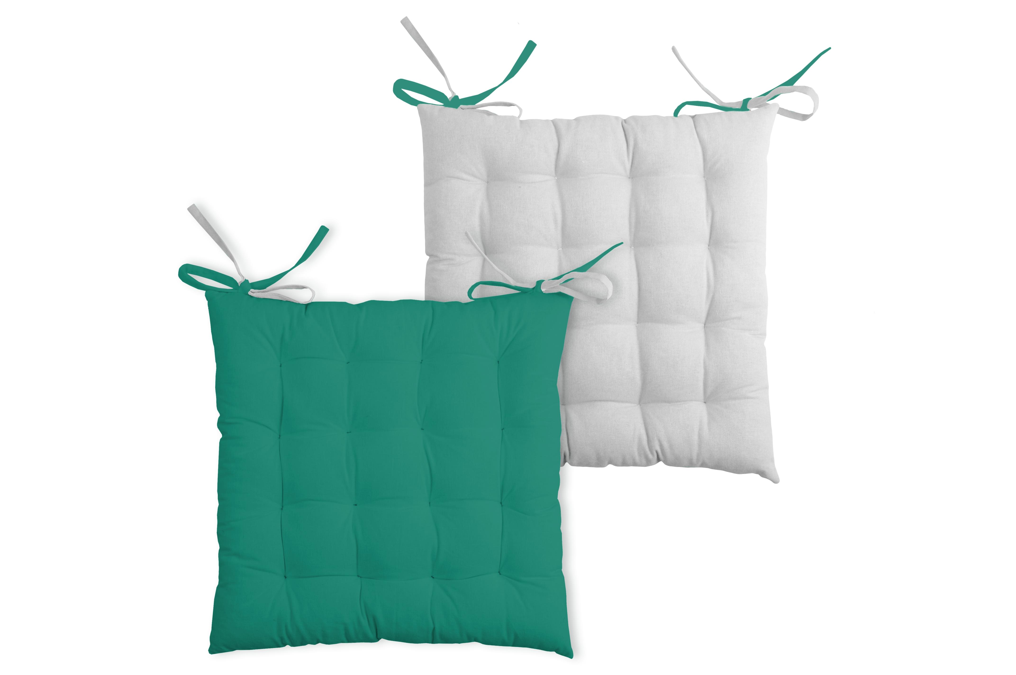 DUO GALETTE 16PTS 40X40 EMERAUDE PERLE