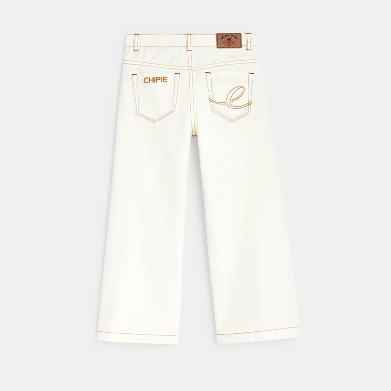 Jean flare beige Chipie fille
