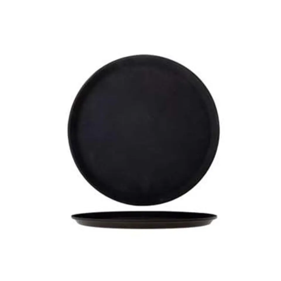 Cosy&Trendy dienblad - Zwart - Ø 35,5 cm