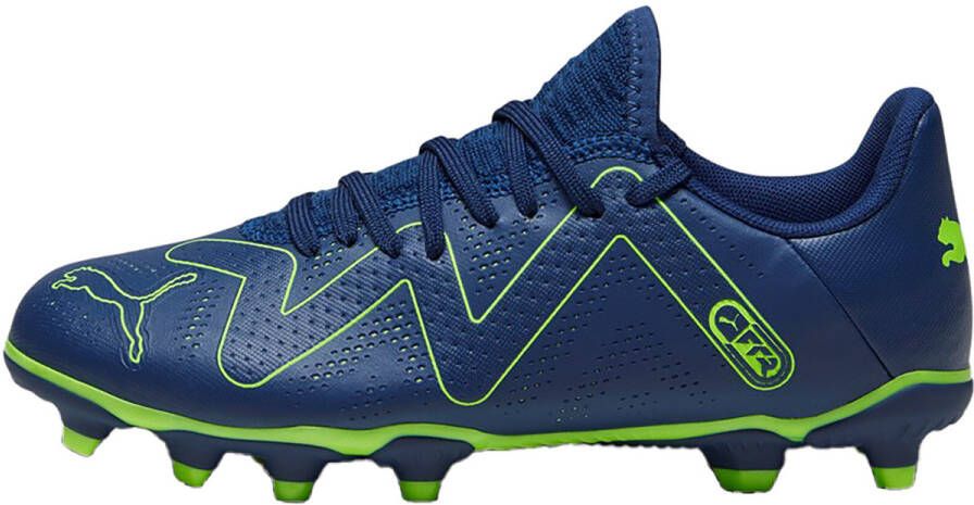 Puma Future Play voetbalschoenen blauw groen Imitatieleer 38