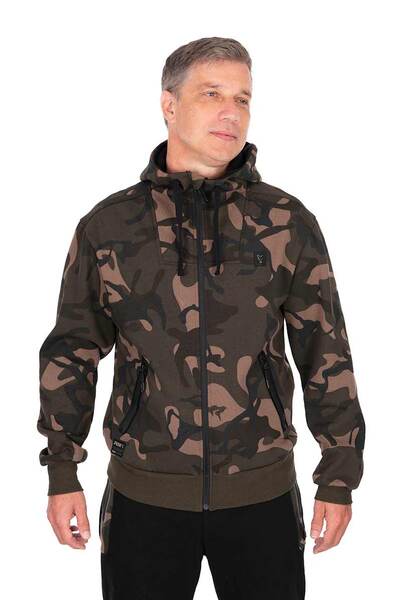 Sweat à Capuche Camouflage Fox Camo Full Zip Premium 310