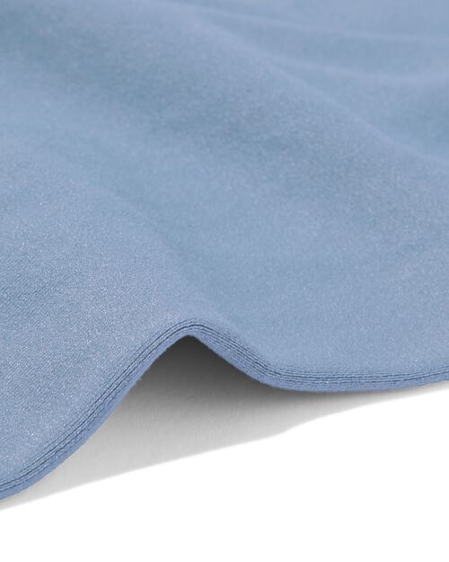 débardeur femme sans coutures en micro bleu moyen