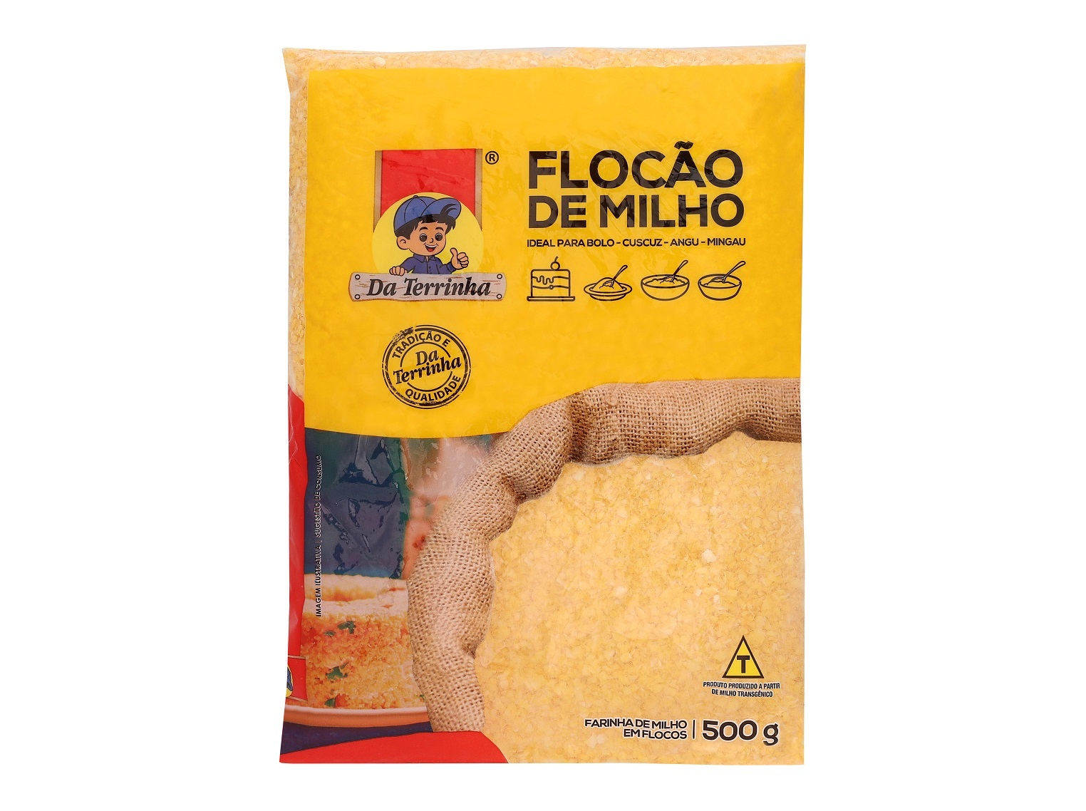 FLOCÃO DE MILHO DA TERRINHA 500G
