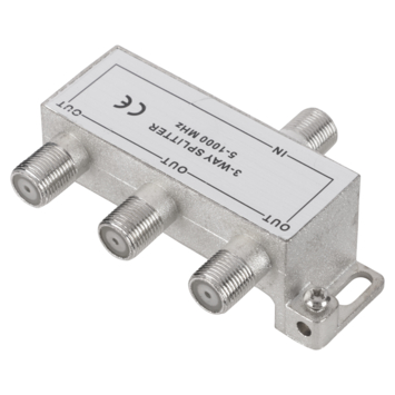 Q-Link coax F-splitter 3-weg