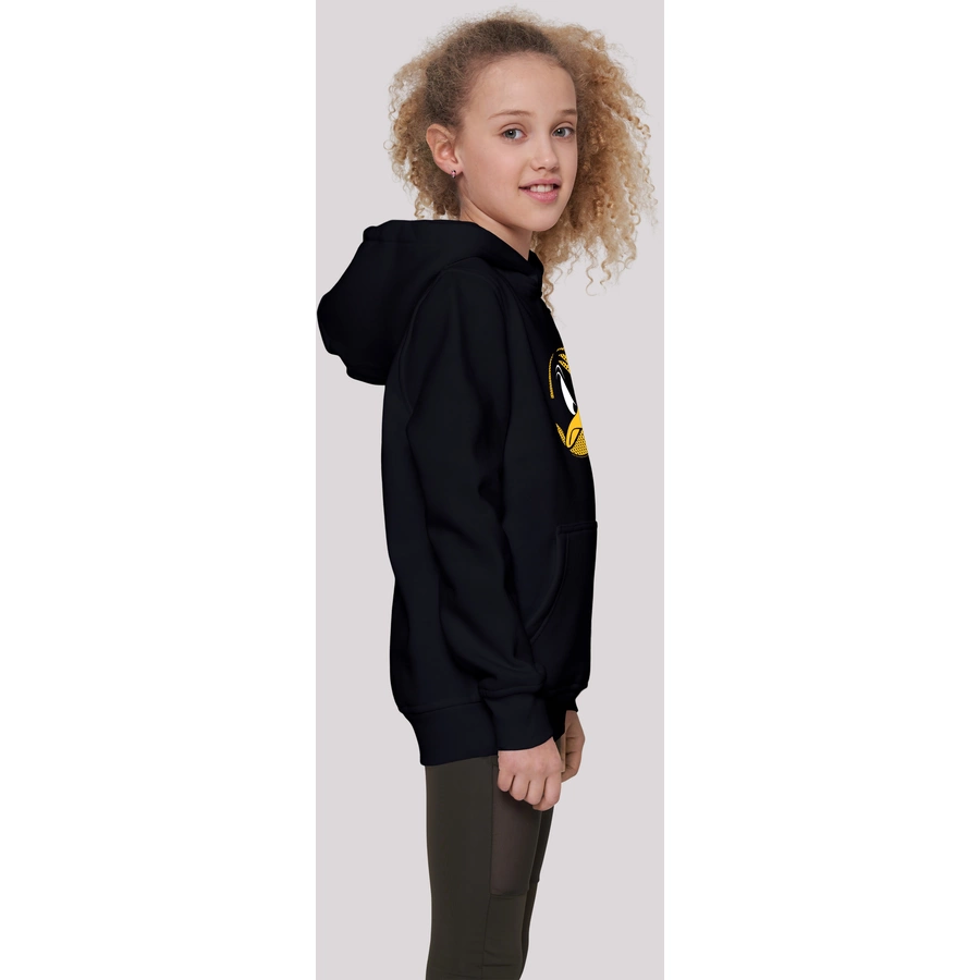 F4NT4STIC Hoodie Looney Tunes Daffy Duck Dotted Cartoon Logo schwarz
