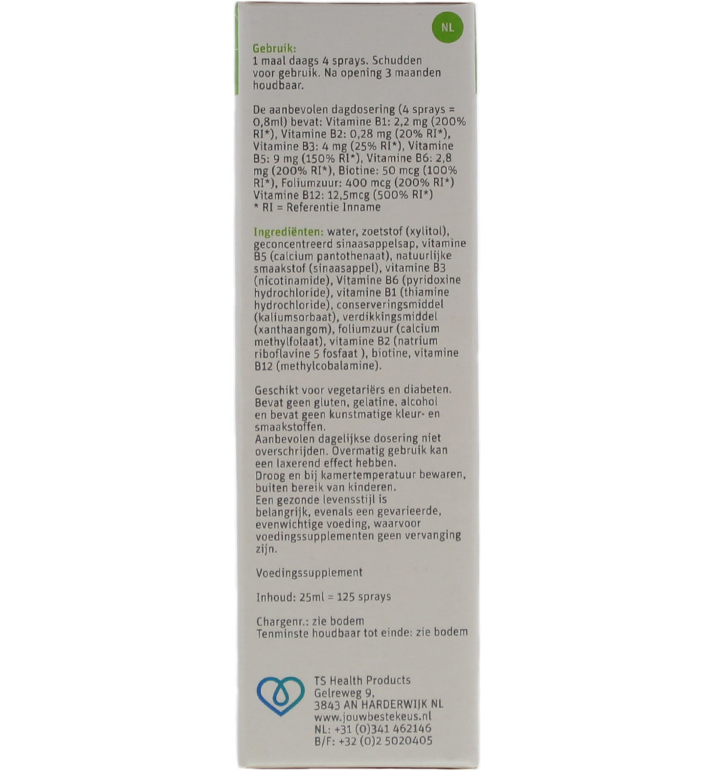Ts Choice Vitaminespray Vitamine B Complex (25 ml)