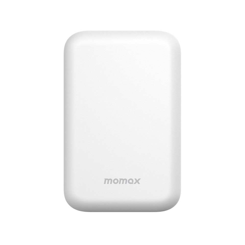 (18W) 5000mAh Qi Wireless MagSafe Ladegerät PD Fast Charge USB C Powerbank mit Power Delivery - Weiss