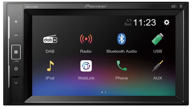 Pioneer DMH-A240DAB Multimediaafspiller- Bluetooth / DAB +