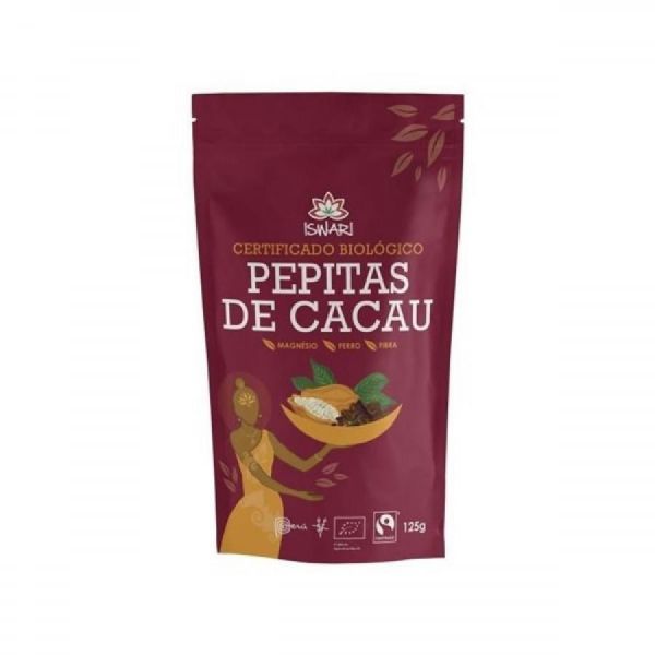 Iswari Cacau Cru Pepitas Bio 125g