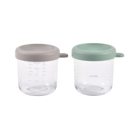 Lot 2 Portions Verre   Green / Gazell        250 ml   de               Béaba
