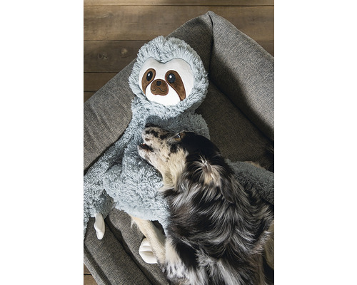 Beeztees Luiaard Hondenspeelgoed, Mees XL, Grijs, 80 x 30 x 20 cm