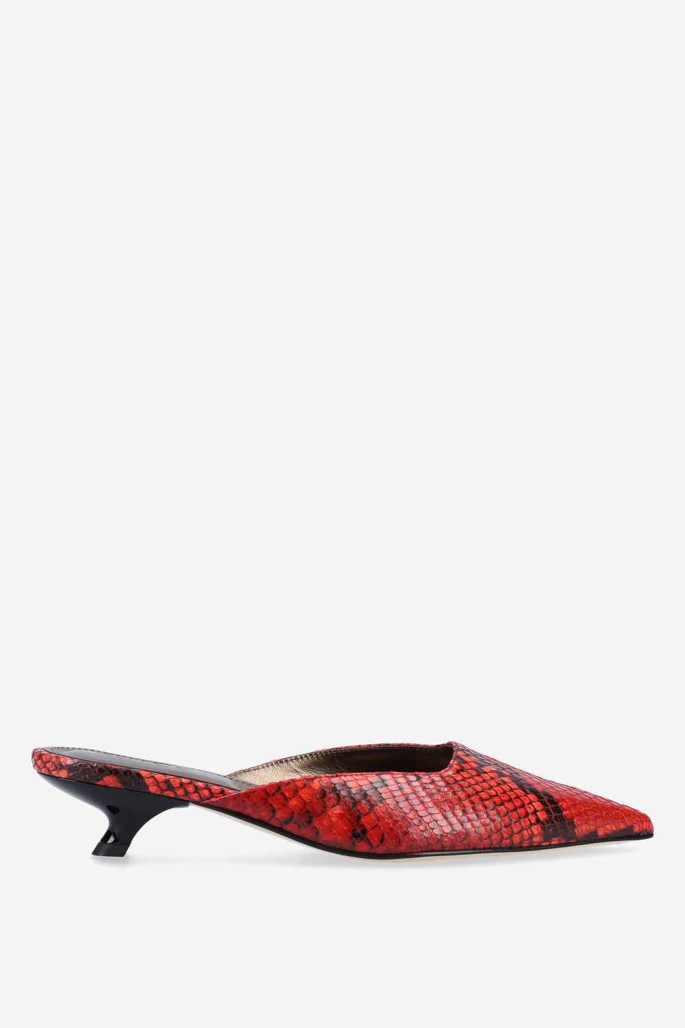 Trip leather mules