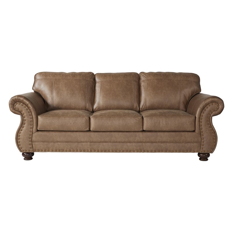 Claycomb 91&rdquo; Round Arm Sofa