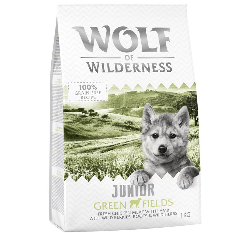 Little Wolf of Wilderness Junior Green Fields, agneau pour chiot