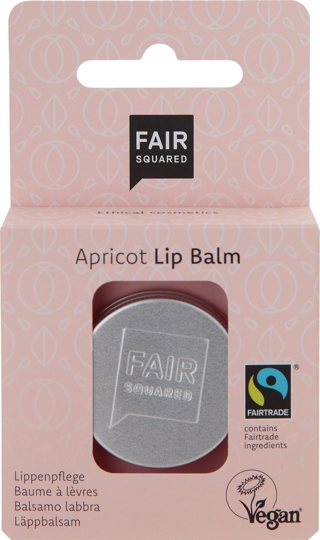 FAIR SQUARED  Lip Balm Sensitive Apricot, 12 g