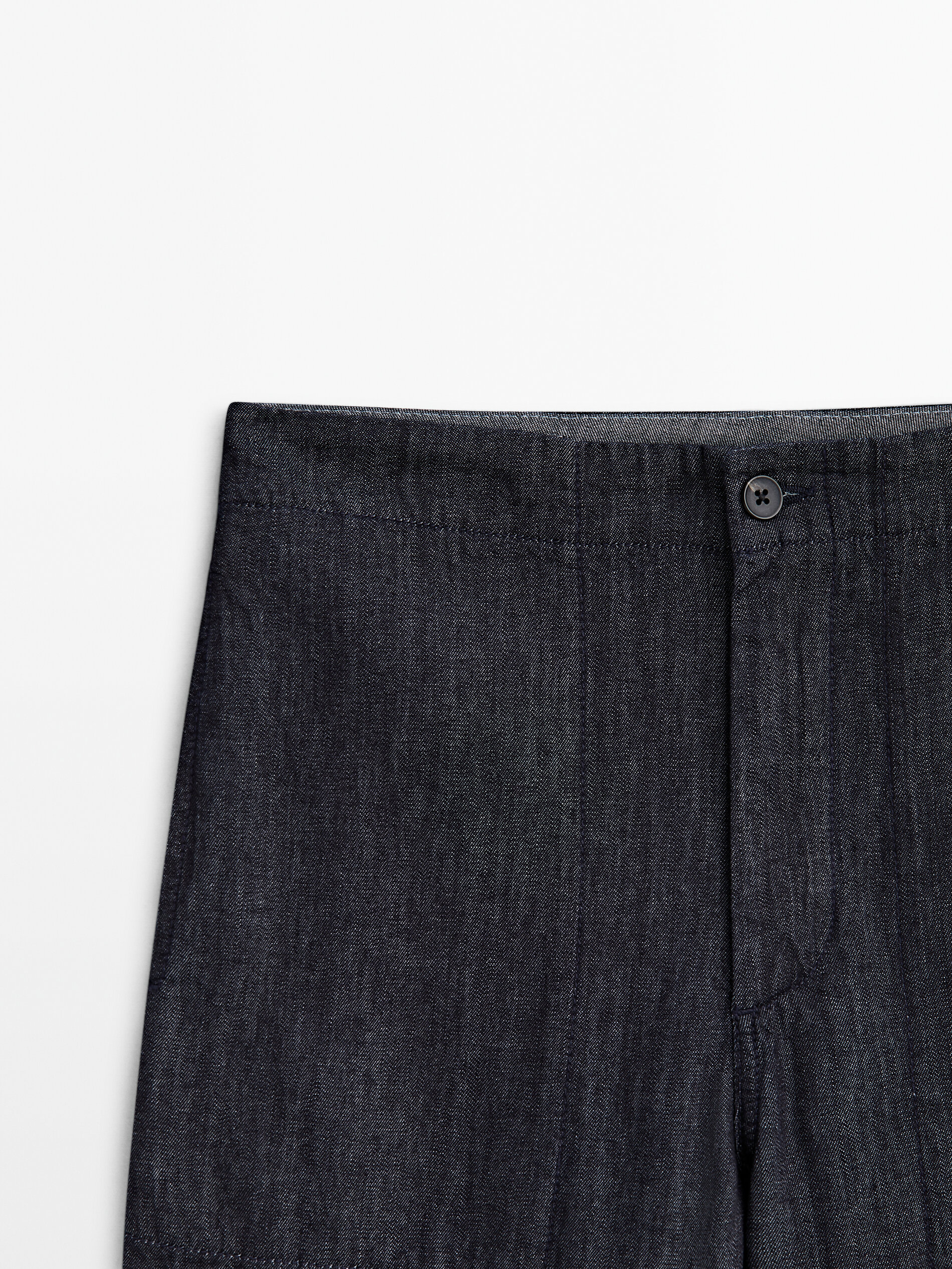 Calça vaquero carpenter tiro medio - AZUL OSCURO