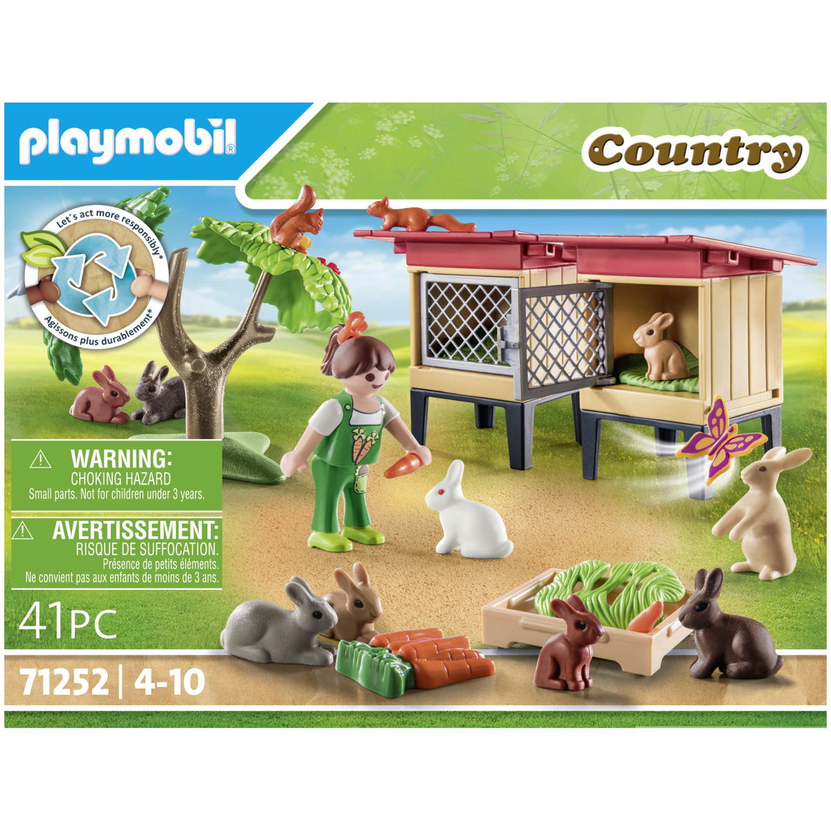 PLAYMOBILPLAYMOBIL   Country 71252 Kaninchenstall