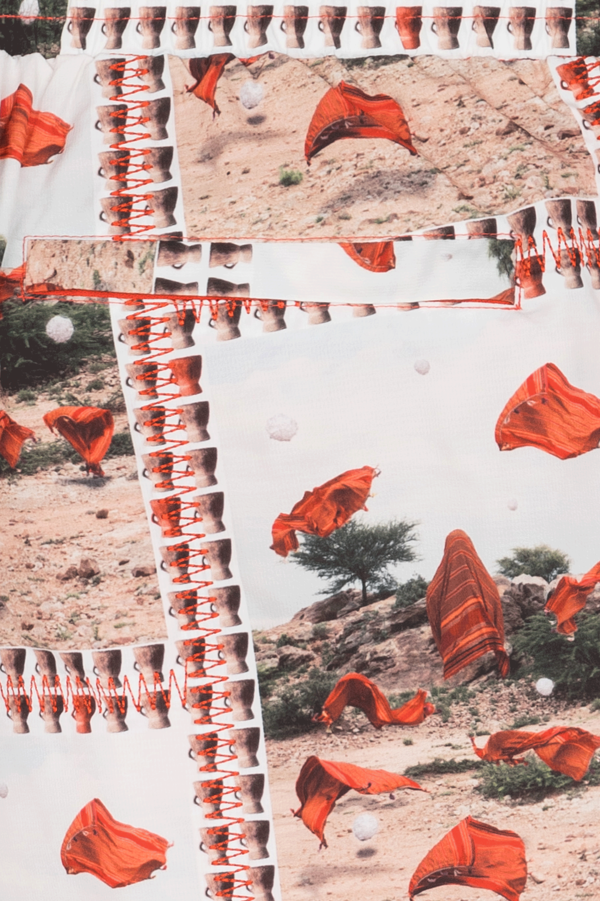 Daily Paper Pantalon rashid pants Multicolore