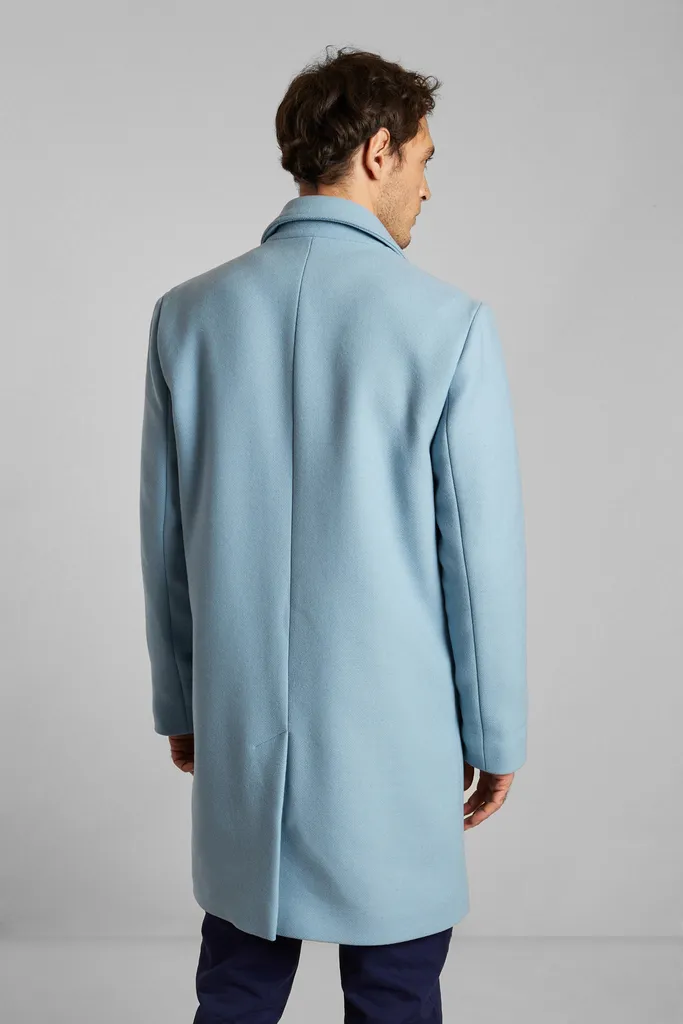 Manteau droit en laine vierge fabriqué en France L'Exception Paris