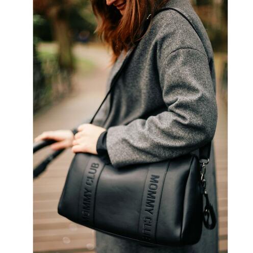 Sac à langer Mommy club - Black - CHILDHOME