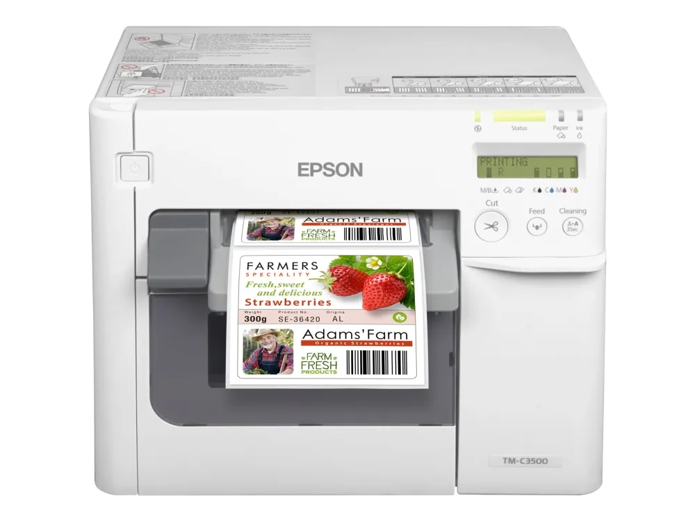 Epson TM C3500 - Etiketprinter - stikledning medfølger ikke fra Epson
