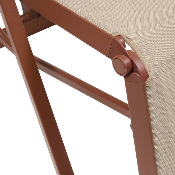 Fauteuil de jardin DECIMA Lin / Acajou