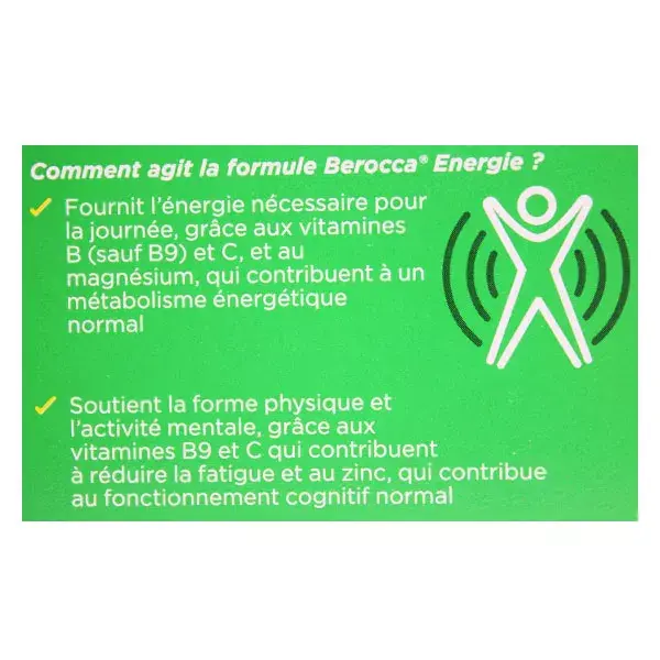 Berocca Energy Groselha Preta Vitaminas B e C Magnésio Zinco 45 comprimidos efervescentes