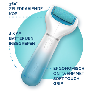 Scholl Voetvijl Elektrisch Velvet Smooth Regular Blauw 1ST