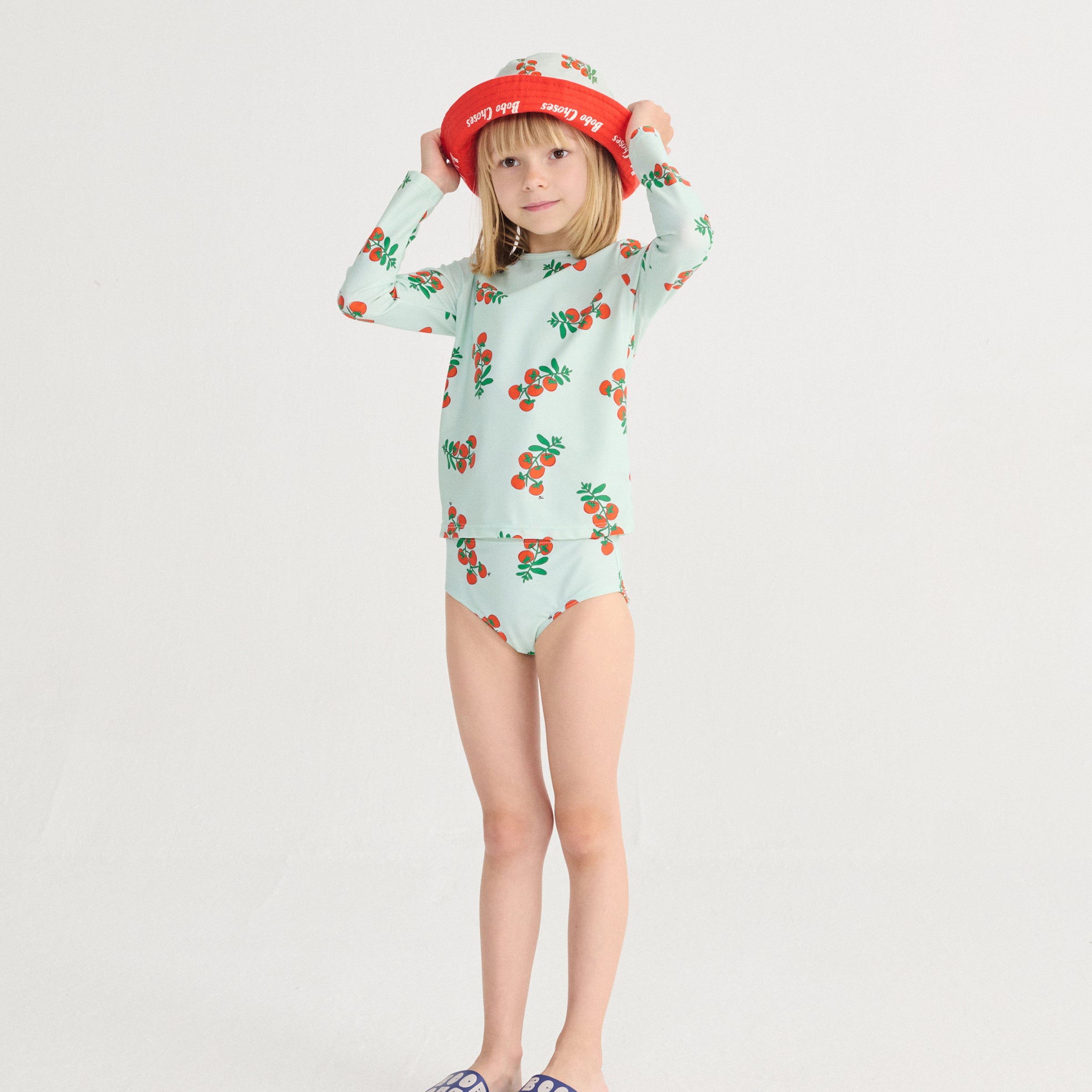 UV Badeshirt Juicy Tomatoes Light Blue