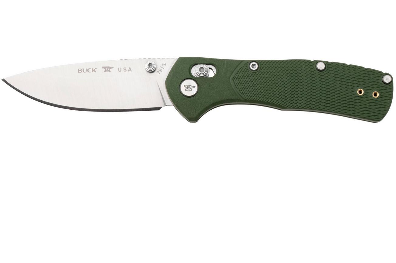 Buck 791 Range Pro 0791GRS1 Satin 154CM, Green FRN, zakmes