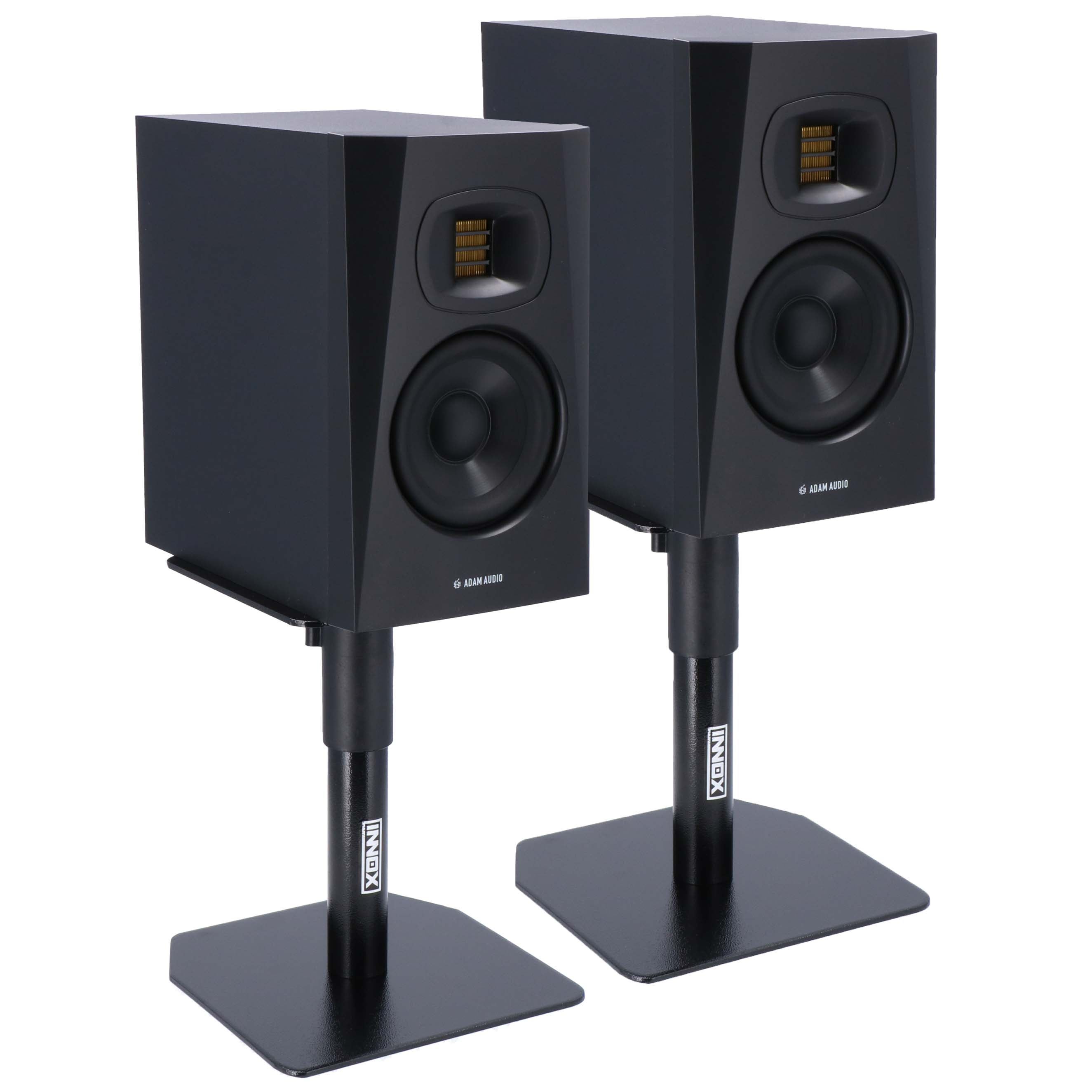Adam T5V set studiomonitoren + Innox Iva MON-02 statieven