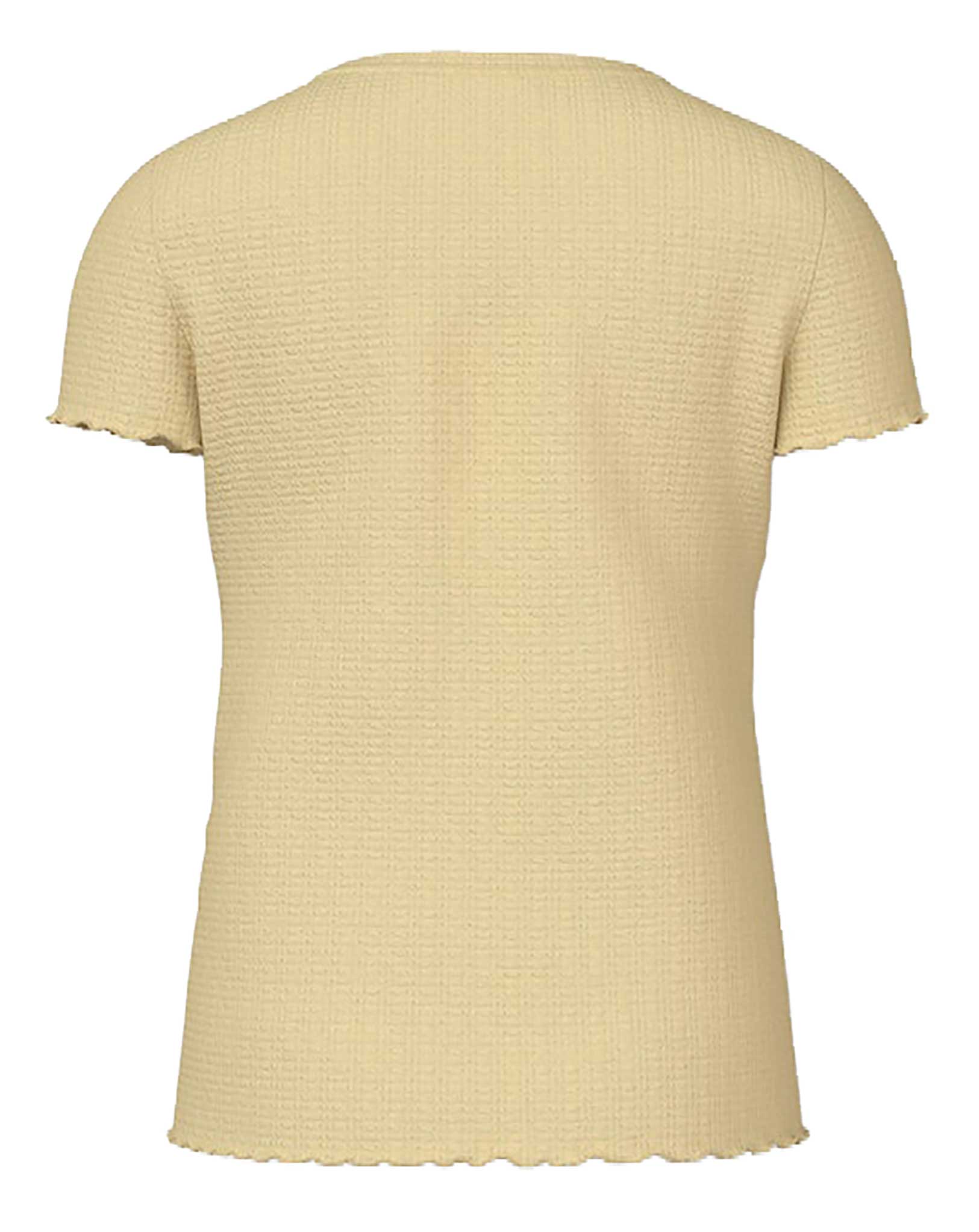 T-Shirt NKFVIBSE CRINCLE in double cream