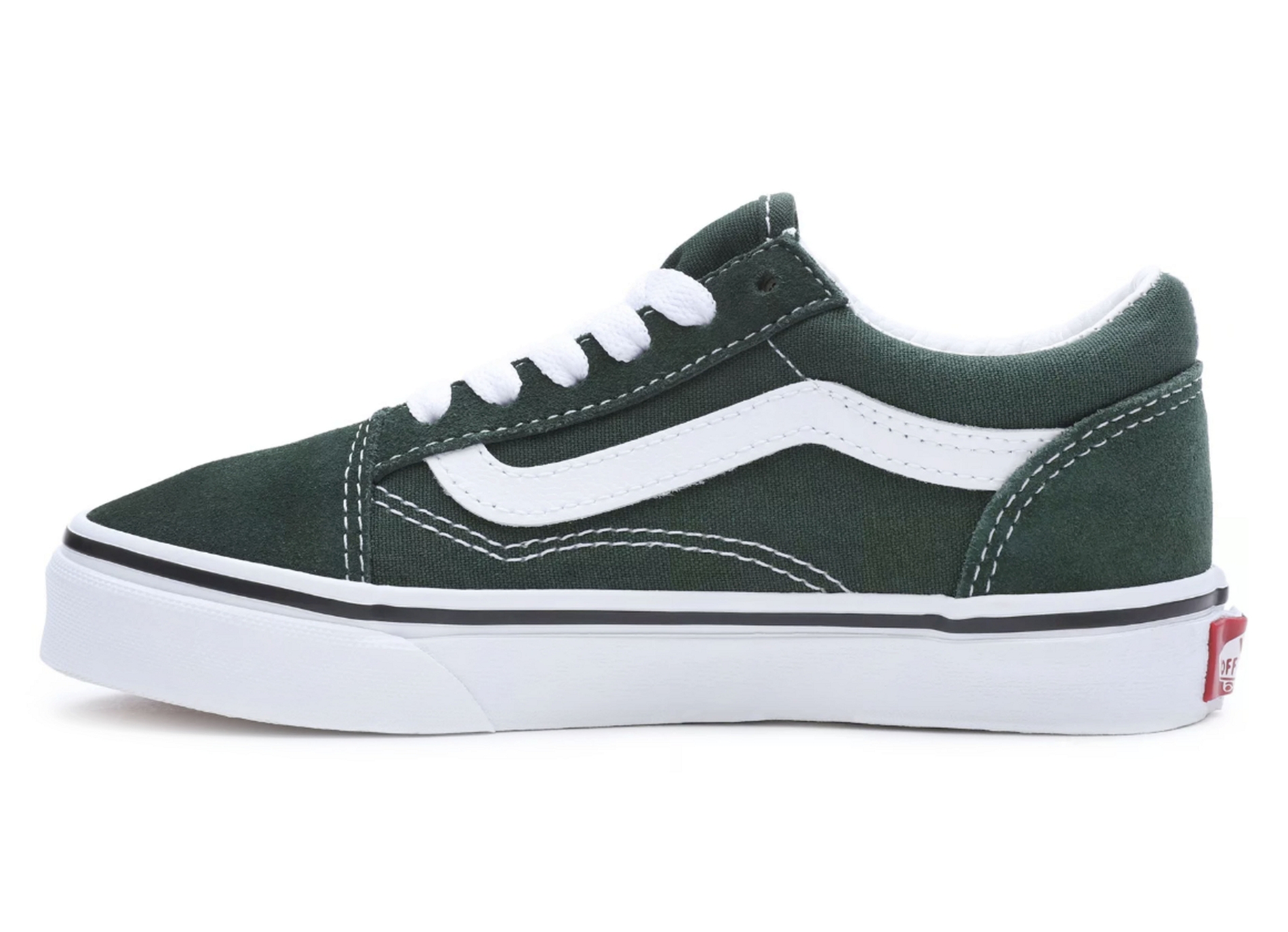 Uy old skool vert blanc