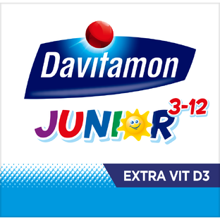 Davitamon Junior 3  Kauwtablet Vitamines Multivrucht 120KTB