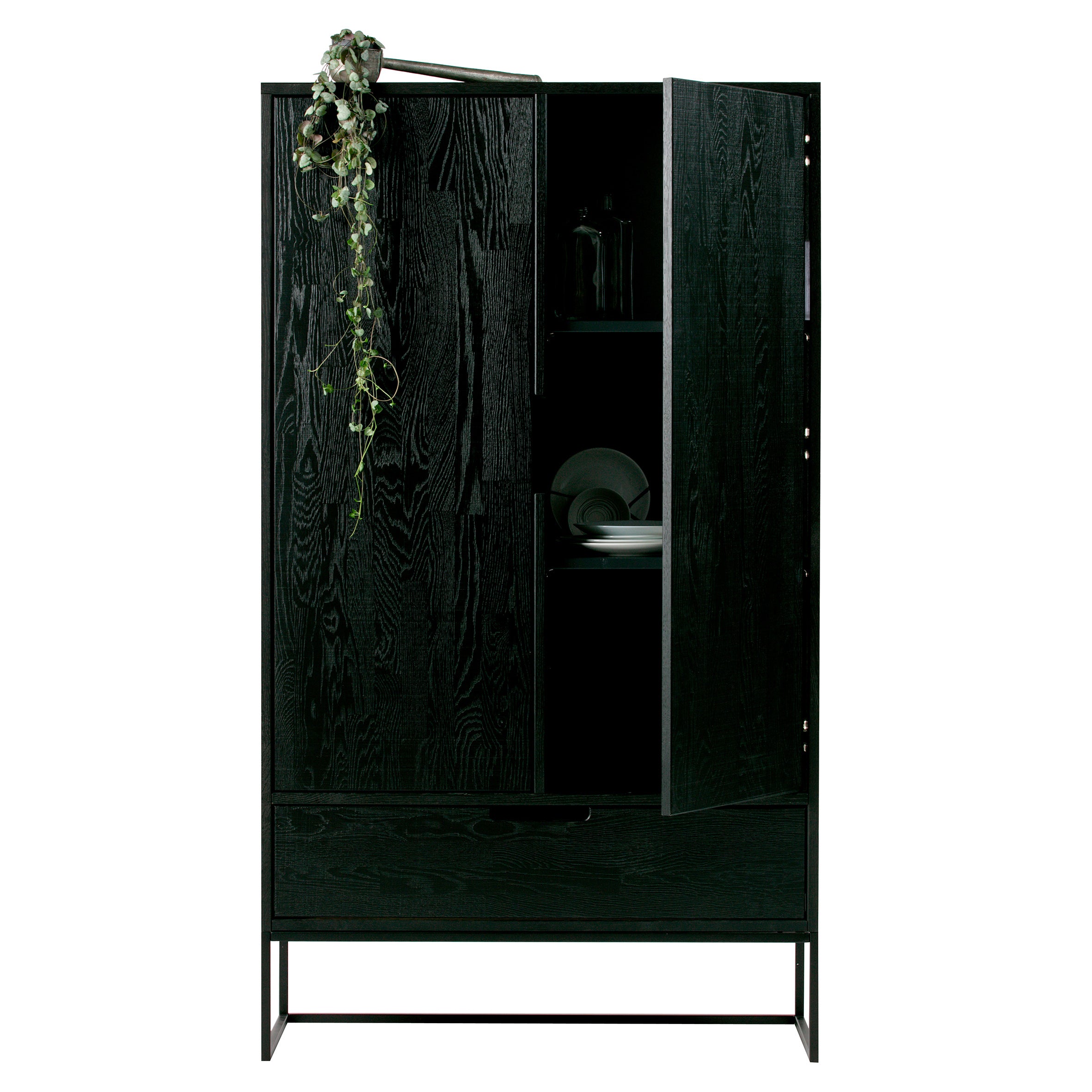 WOOOD Silas Opbergkast B 85 cm - Black Night