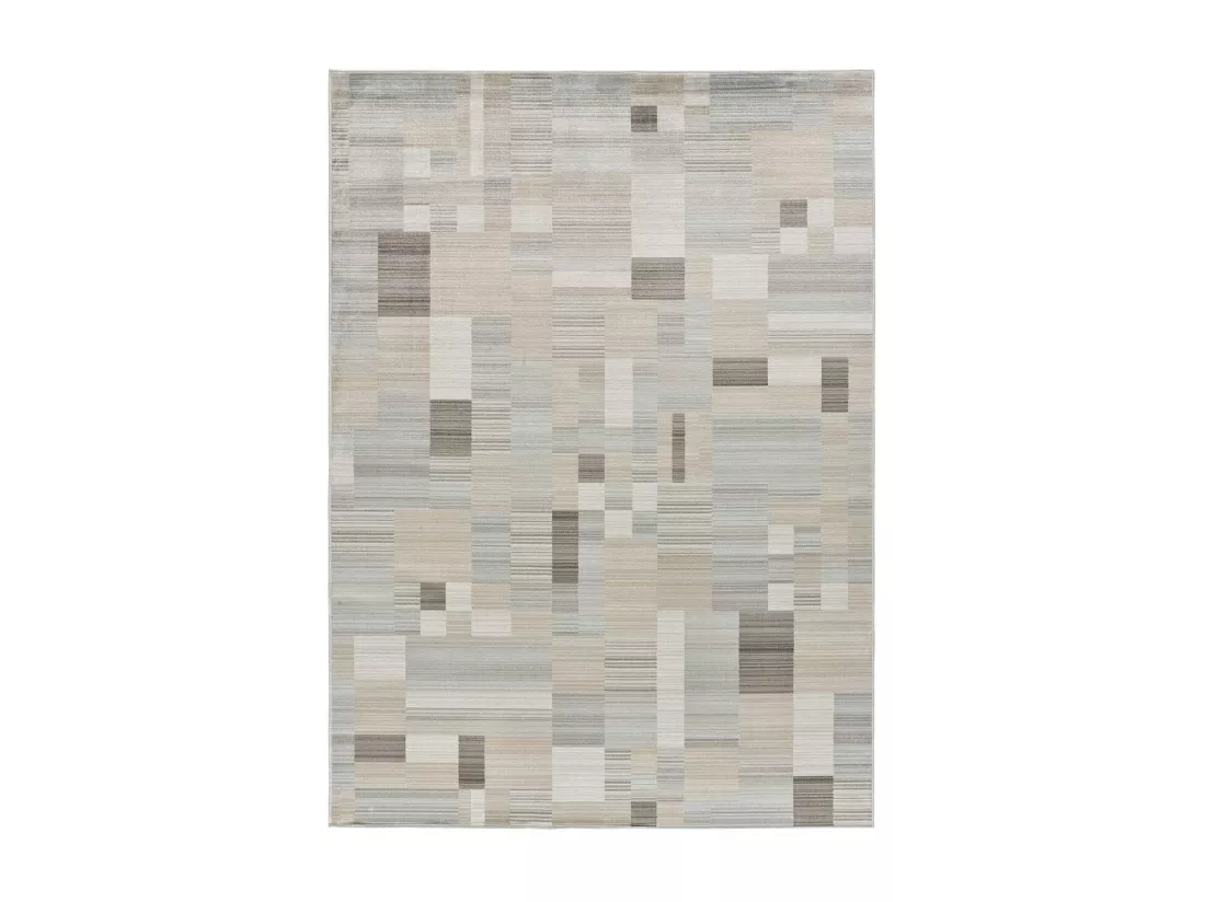 Tapis intérieur - géométrique - beige - 135 x 195 cm - LEGACY