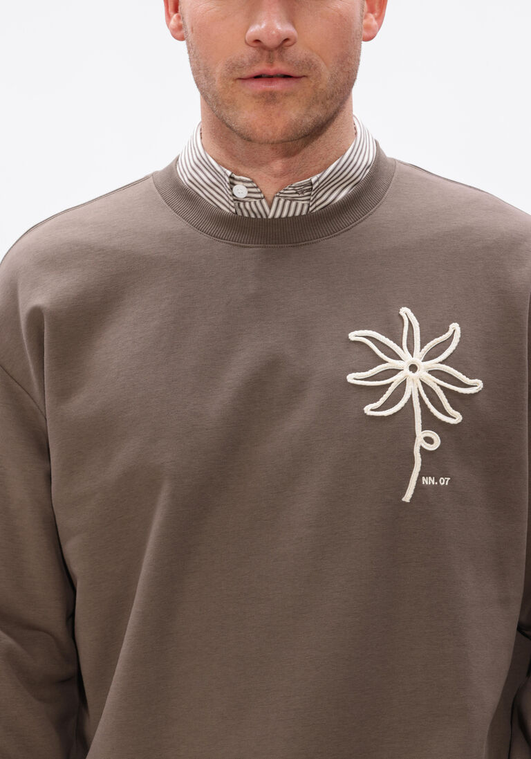 taupe nn.07 sweater david 30014