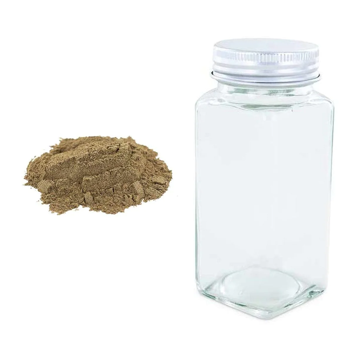 Flacon à épices poudreur + poivre noir moulu 50 g Aromandise