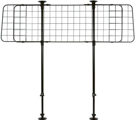 Carpoint - Hondenrek - Zwart - Staal - Verstelbaar 80-136 cm