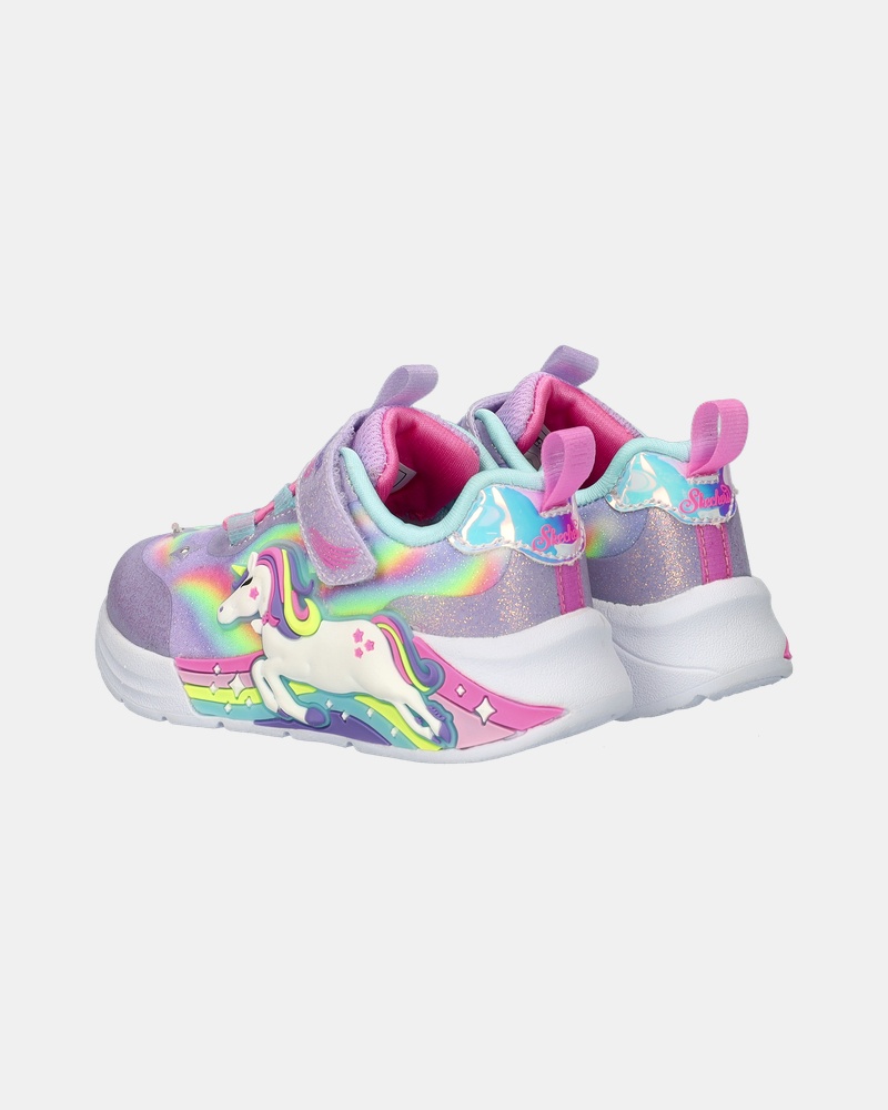 Skechers Unicorn Chaser Klittenbandschoenen  - paars