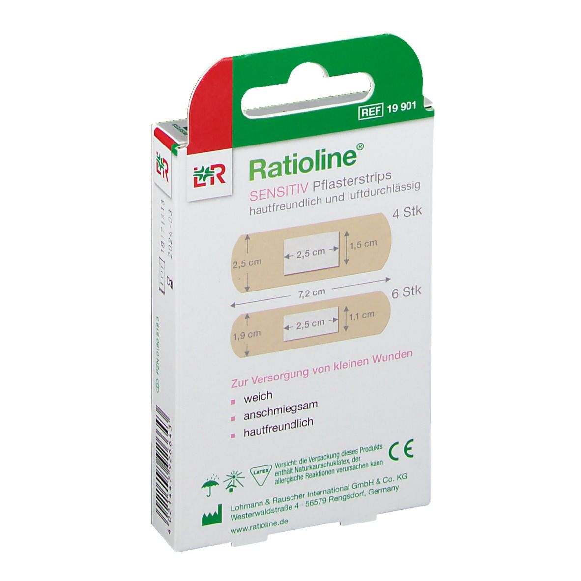 Ratioline® Pflasterstrips 2 Größen