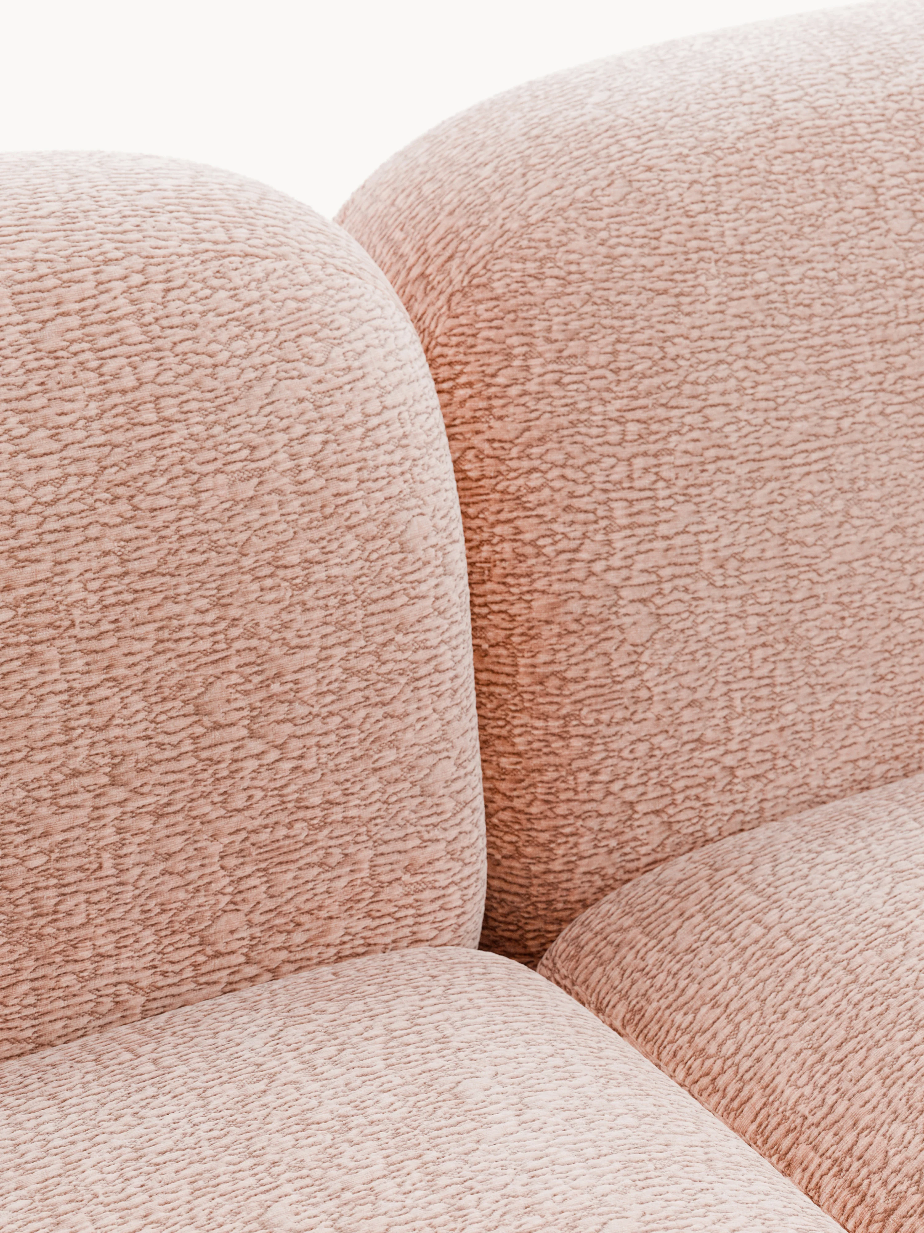 Modulaire teddy-hoekbank Wolke (4-zits)