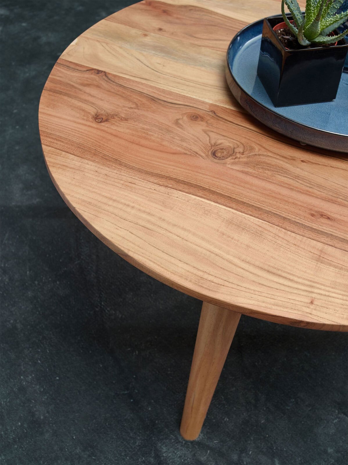 Couchtisch Inverness rund Massivholz