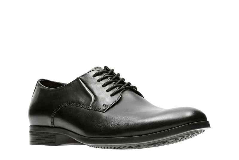Clarks Gilman Plain BLACK