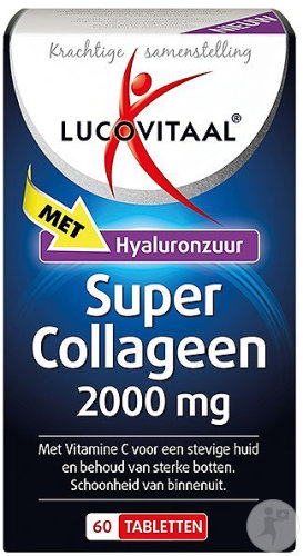Lucovitaal Super Collagène 2000mg Avec Acide Hyaluronique 60 Comprimés