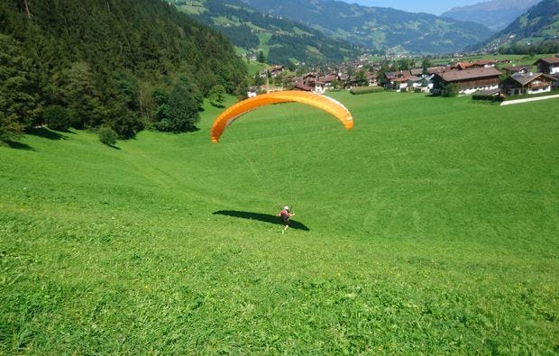 Gleitschirm Kurs Mayrhofen als Geschenkidee
