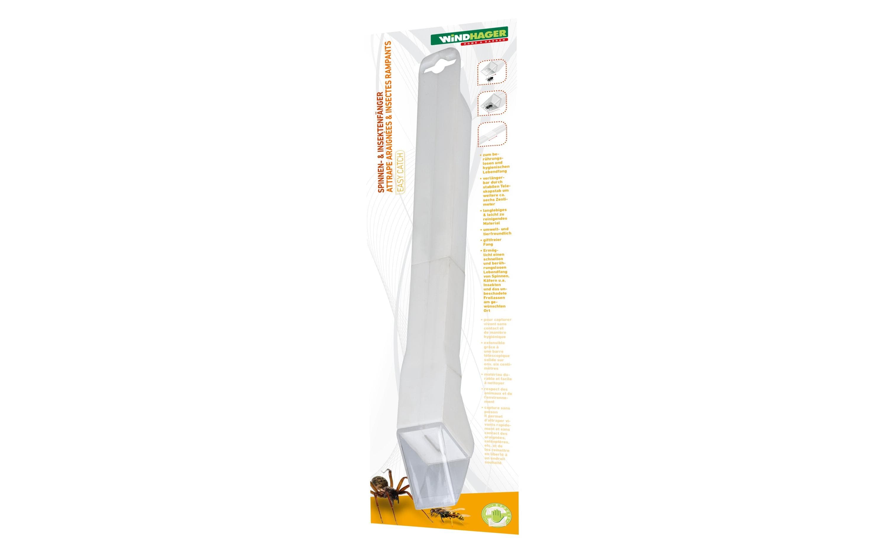 Spinnen- und Insektenfänger Easycatch, 35 cm, 1 StückTierfreundliche Beseitigung von Spinnen und Insekten