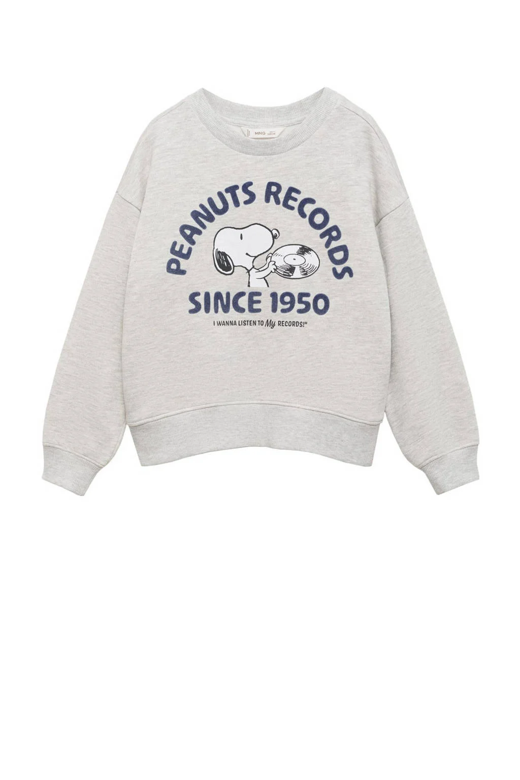 Mango Kids sweater grijs melange