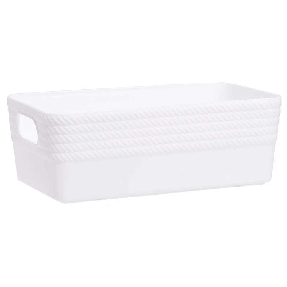 Boîte plastique blanc 20x11xH7cm